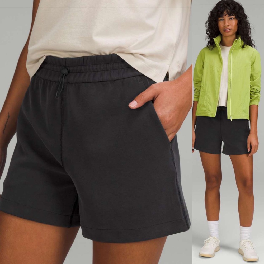 Lululemon Softstreme High Rise Short Black Womens Sz 18‎ LW7CAXS Super Soft 2022